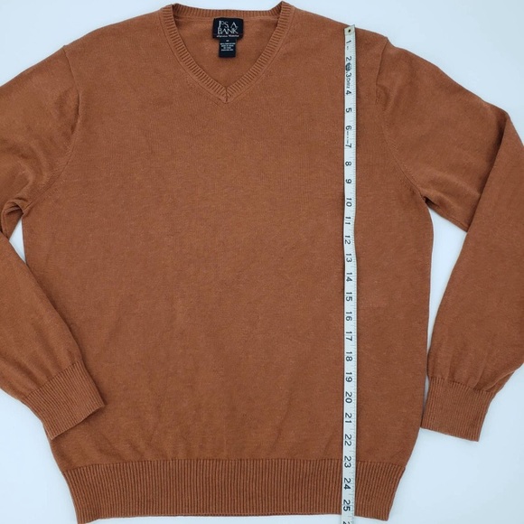 Jos. A. Bank pima cotton V-neck sweater size M - Picture 9 of 11